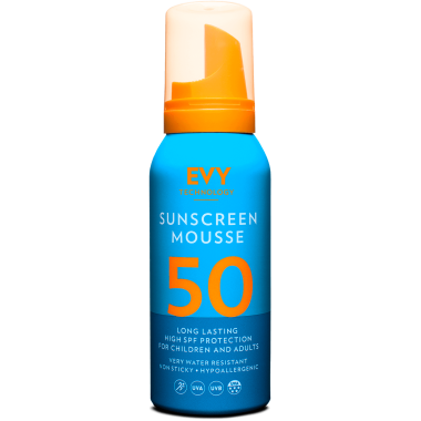 Protector Solar SUNSCREEN MOUSSE SPF50 EVY