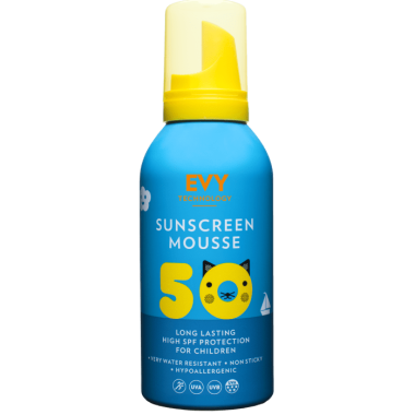 Protector Solar SUNSCREEN MOUSSE NIÑOS/AS SPF 50 EVY