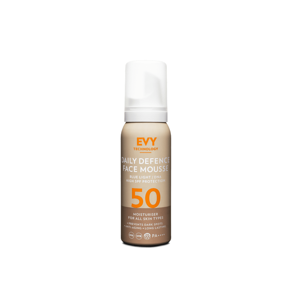 Protector Solar DAILY DEFENSE FACE MOUSSE SPF50 EVY